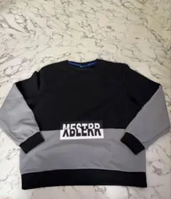 【最終値下げ】 ロゴプリント スウェット 2XL 黒/グレー