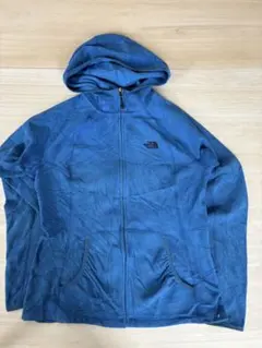 The North Face フード付きパーカー ブルー古着