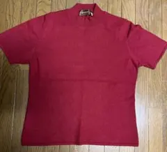 カシミア半袖ニット、Ｌサイズ