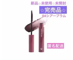 ⭐︎完売品⭐︎ウォンジョンヨ　ヌードアイラッシュ04シアープラム限定色