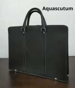 ✨牛革✨アクアスキュータム ビジネスバッグ オールレザー ブリーフケース 黒 2025年最新】Aquascutum メンズ ビジネスバッグの人気アイテム