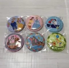 ディズニー刺繍缶バッジ6種セット