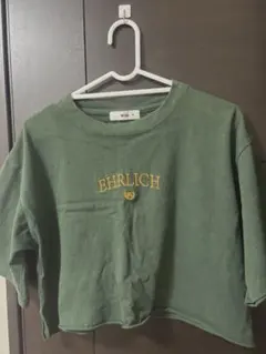 WEGO クロップドTシャツ グリーン