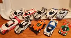 レースカー風ミニカーセット 10台