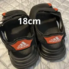 adidas キッズサンダル　中古　18cm