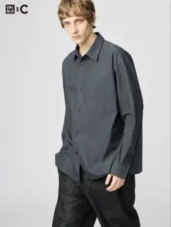 uniqlo c ブロードオーバーサイズシャツ