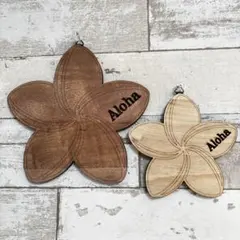 ハワイアンプルメリアボード　大小2枚SET