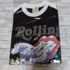 むかしむかしTシャツ★130サイズ★七分袖★小さなロマンス★黒系★未使用