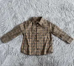 Burberry children チェック柄シャツ 4Y 104cm - メルカリ