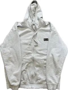 QUIET LIFE グレー フルジップフーディ XL