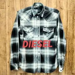 DIESEL ディーゼル チェック柄 長袖シャツ カジュアルシャツ