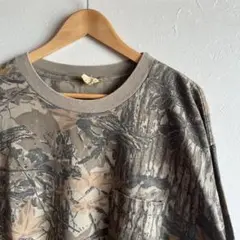 Duxbak カモフラージュ 長袖カットソー Made in USA 2XL