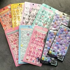 ボンボンドロップシール　ぷくぷくシール　サンリオ