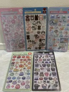 【正規品】ボンボンドロップシール　和柄　忍者　だるま　富士山　桜　犬