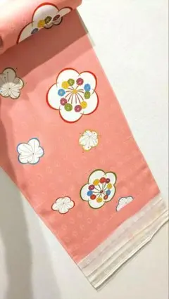【新品・未使用】着物 正絹 反物 丹後ちりめん 特選ジュニア小紋 古典柄 梅文