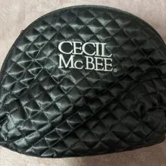 CECIL McBEE ポーチ ブラック キルティングのサムネイル