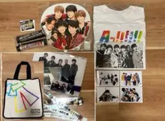 【値下げ】Aぇ! group グッズまとめ売り　Tシャツ ステッカー　ペンライト