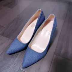 デニム パンプス