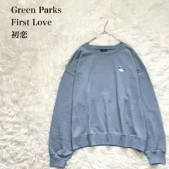 グリーンパークス　First Loveあひる刺しゅうプルオーバー　コットン　長袖
