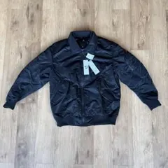 【希少＋J】ユニクロ×ジルサンダー ダウンオーバーサイズリブブルゾン 黒 L