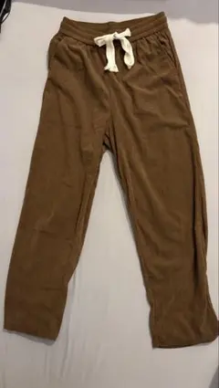 ブラウン カジュアルパンツ コーデュロイ