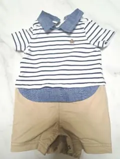 レイヤード風 3in1 ショートオール