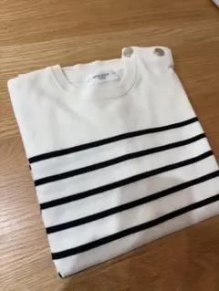 美品 opaque.clipストライプニット長袖