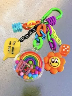 じゃらじゃらキーホルダー　カラフルのサムネイル