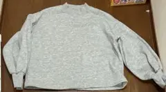 週末限定セール　GU スウェット　グレー　S