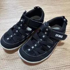 イフミー　サンダル　黒　18.5センチ　星