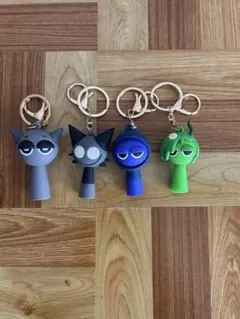 スプランキー ラバーキーホルダーB (4個セット) 新品未使用