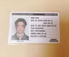 SEVENTEEN セブチ IDカード ディノ