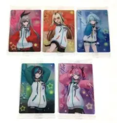 ホロライブプロダクション ウエハースvol.5 FLOW GLOW 全5種セット