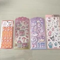 サンリオシール　4点まとめ売り