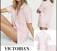 VICTORIA'S SECRET タンクトップ・パジャマ＆パンツ！ S 購入 コットン100% タンクトップ＆パンツ パジャマセット