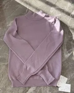 【GRL】カシミヤタッチハイネックニットトップス(cu233) ピンク