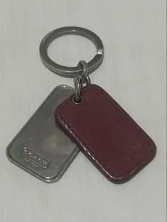 COACH バーガンディ キーリング