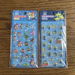 ぷくぷくシール Disney ディズニー リトルグリーンメン トイストーリー