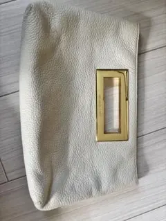 MICHAEL KORS ホワイトクラッチバッグ
