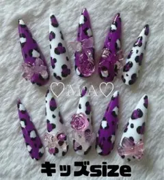 ♡現品 子供用 ギャル KOGYARU 量産型 地雷系 ネイルチップ♡