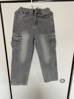 グレー カーゴパンツ 11Y(140)