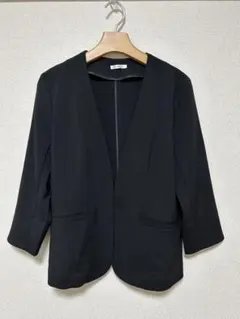 GRACIER ノーカラージャケット Lサイズ きれいめ オフィス