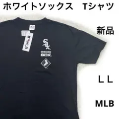 6r1576 LL　ホワイトソックス　 Tシャツ　黒　ブラック　soxのサムネイル