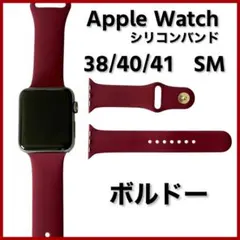 38 40 41 42 Apple Watch 交換バンド 赤 SM ラバー