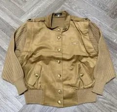 た482 超美品✨️レリアン スエード ジャケット　キャメルベージュ