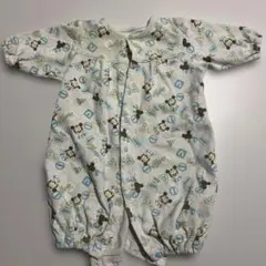 クマ柄ロンパース 50-70cm