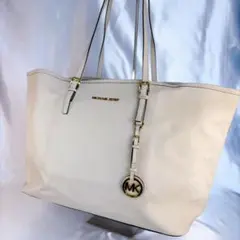 MICHAEL KORS マイケルコース トートバッグ ホワイト A4 大容量