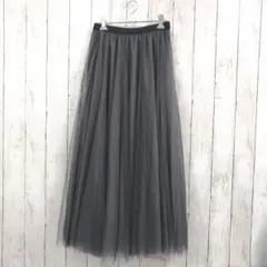 fifth ロング チュールスカート グレーのサムネイル