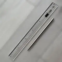 溝引き定規とアルミ棒
