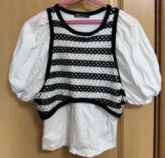 ZARA バルーン袖トップス　Sサイズ